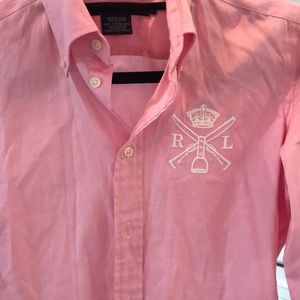 Pink Ralph Lerann oxford shirt